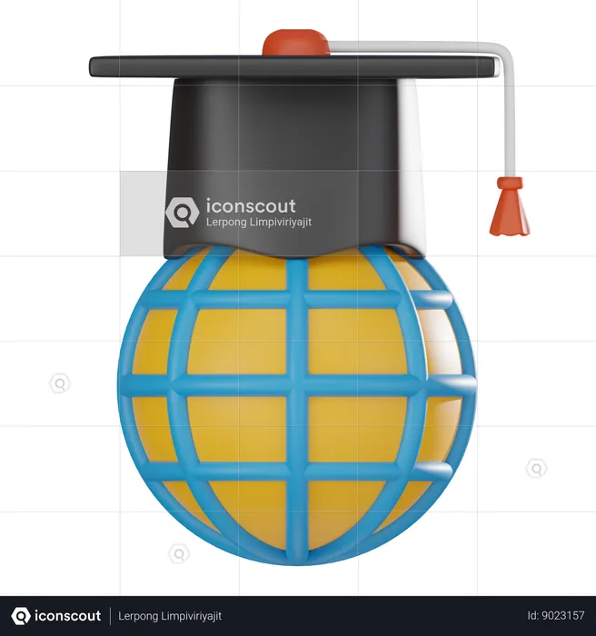 Global Education  3D Icon