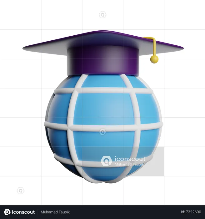 Global Education  3D Icon