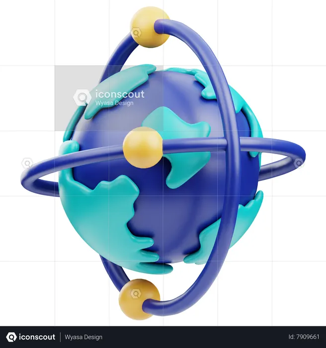 Global Expansion  3D Icon