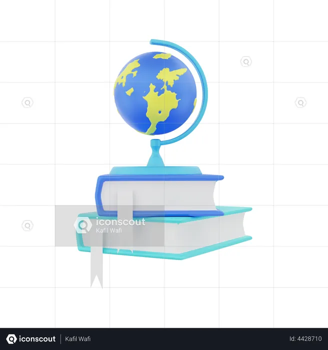 Global Knowledge  3D Illustration