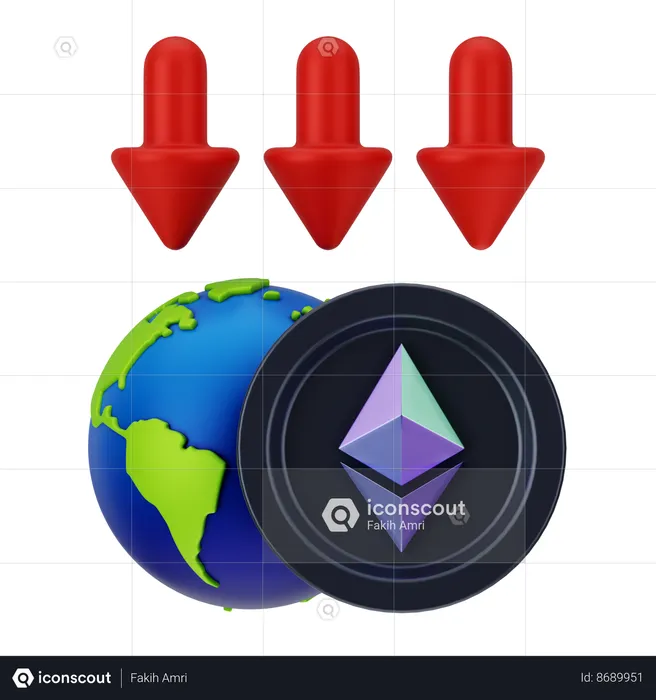 Global Loss  3D Icon