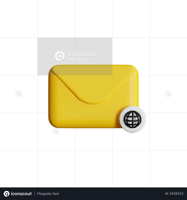 Global Mail  3D Icon