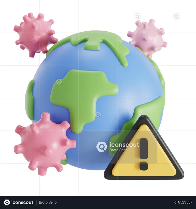 Global pandemic  3D Icon