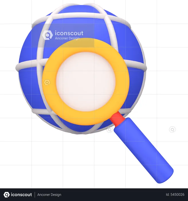 Global Search  3D Icon