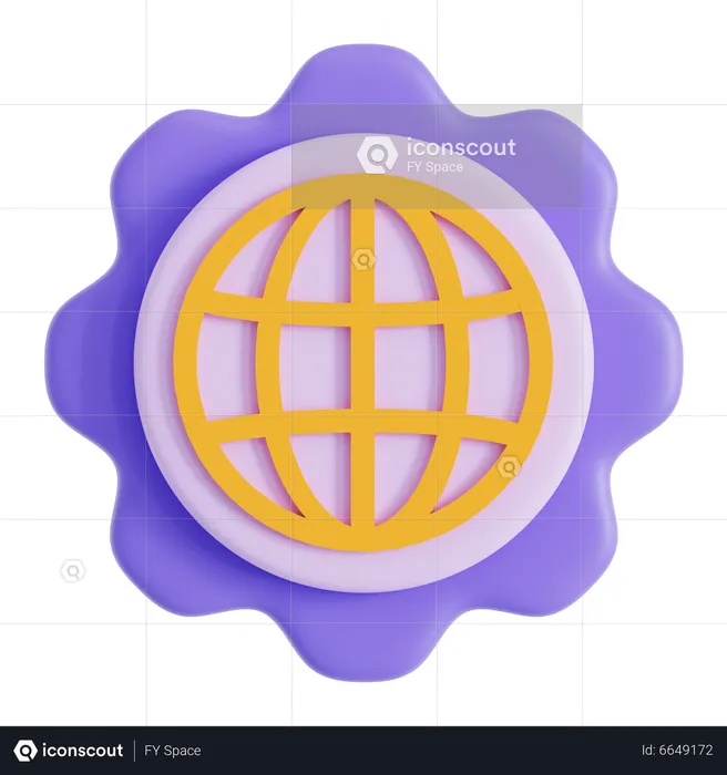 Global Setting  3D Icon