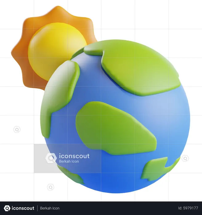 Global Warming  3D Icon