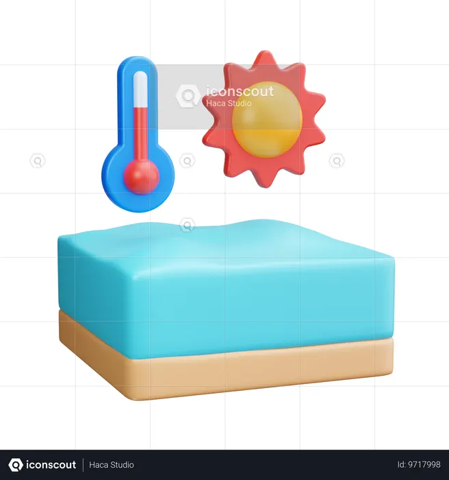 Global Warming  3D Icon