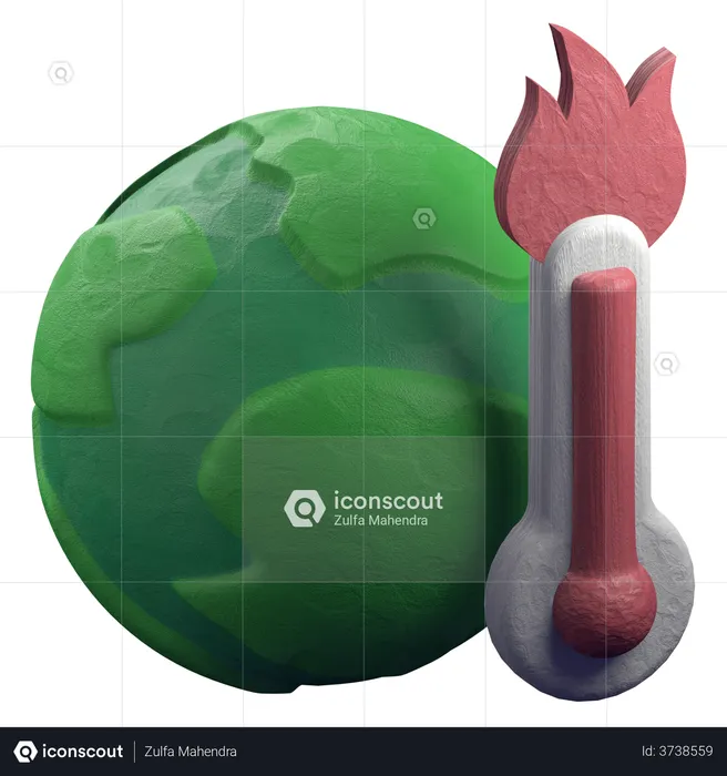 Global Warming  3D Illustration