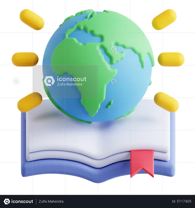 Globale Bildung  3D Icon