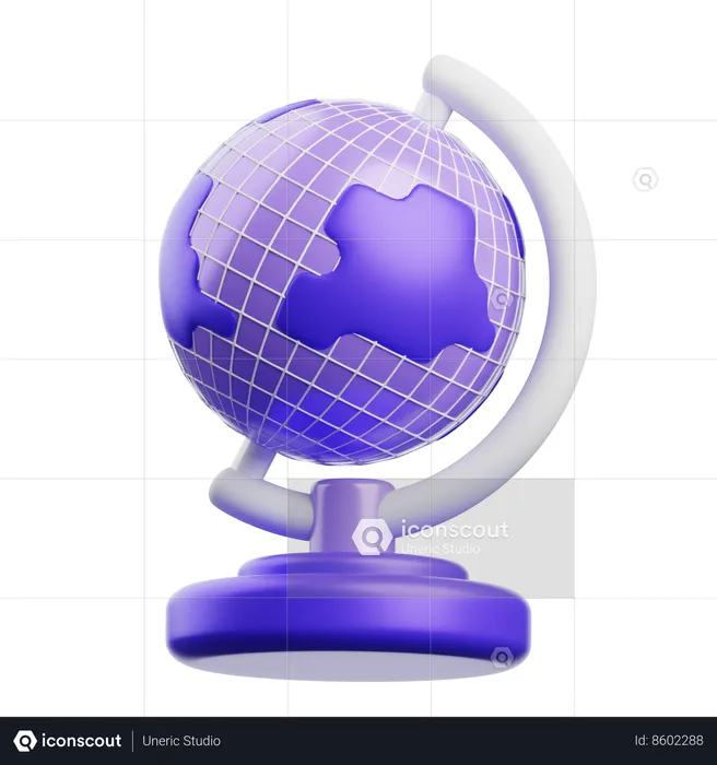 Globe  3D Icon