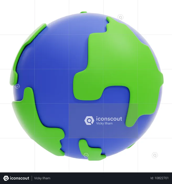 Globe  3D Icon