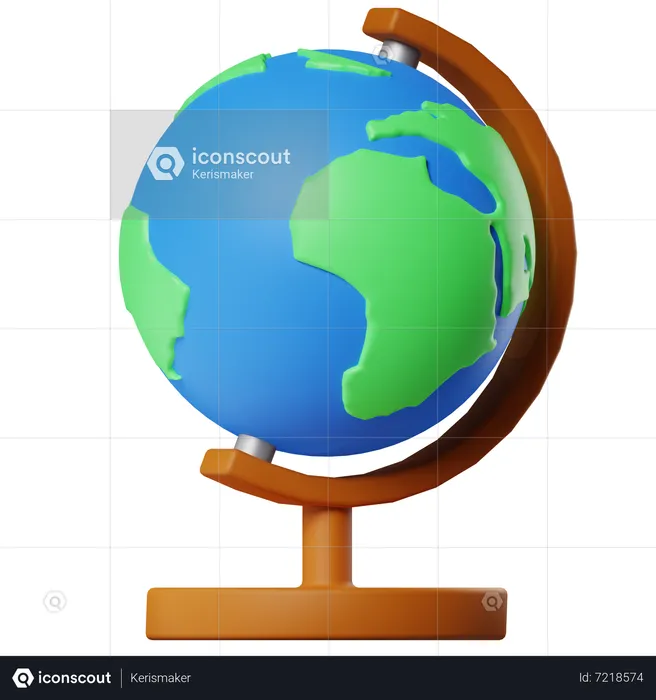 Globe  3D Icon