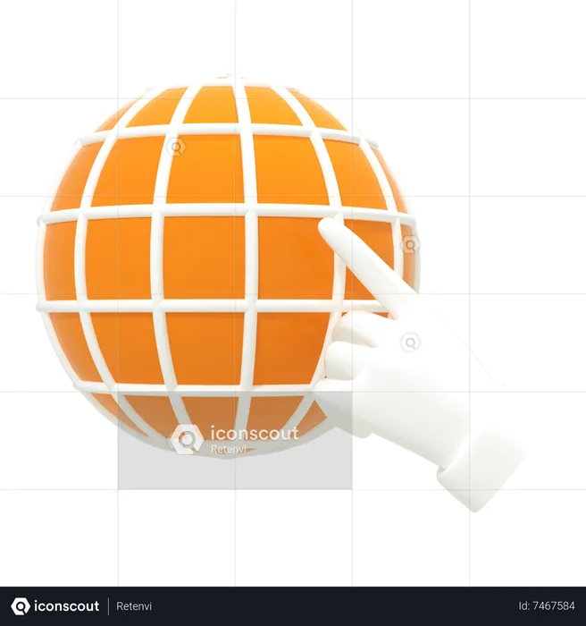 Globe  3D Icon