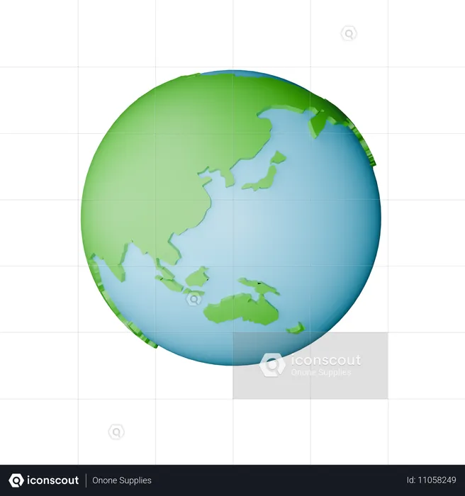 Globe  3D Icon