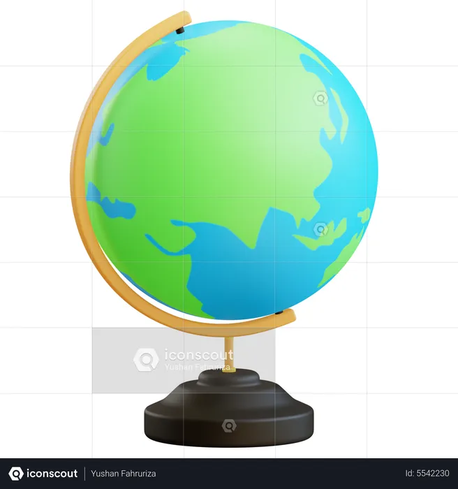 Globe  3D Icon