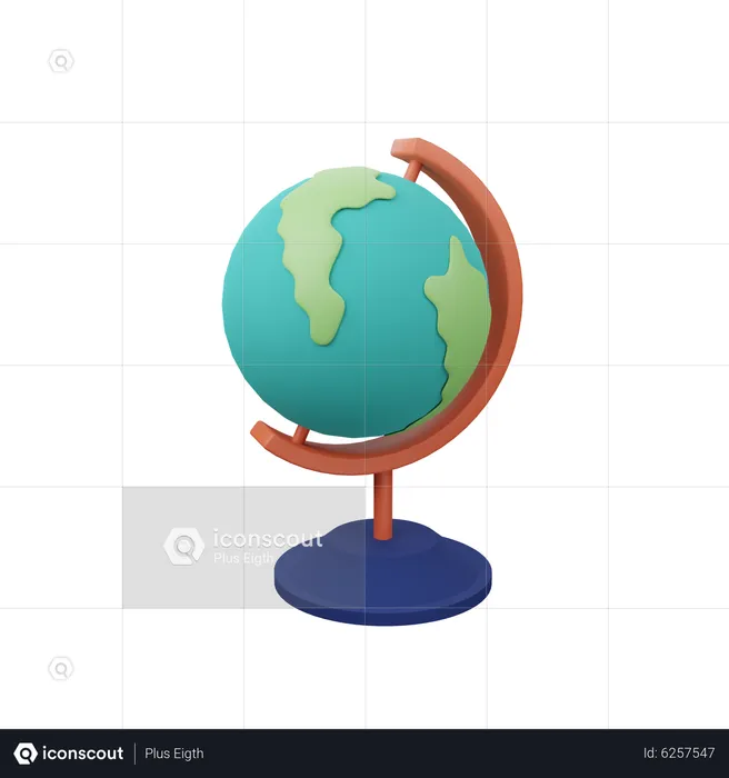 Globe  3D Icon