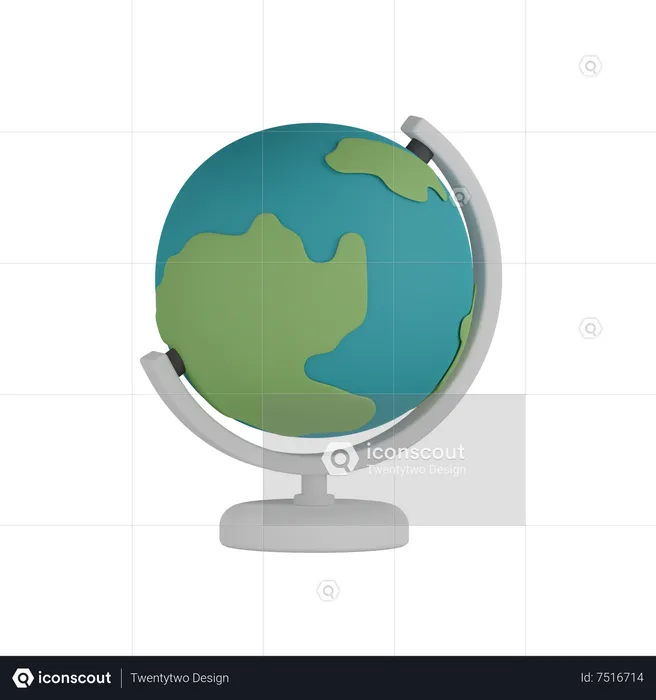 Globe  3D Icon