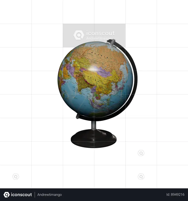 Globe  3D Icon
