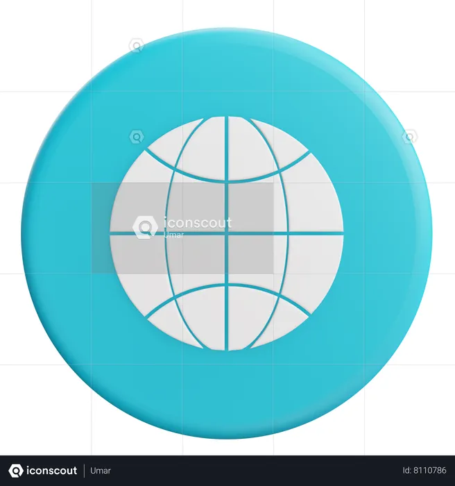 Globe  3D Icon