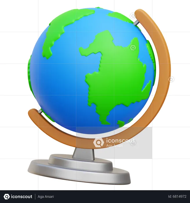 Globe  3D Icon