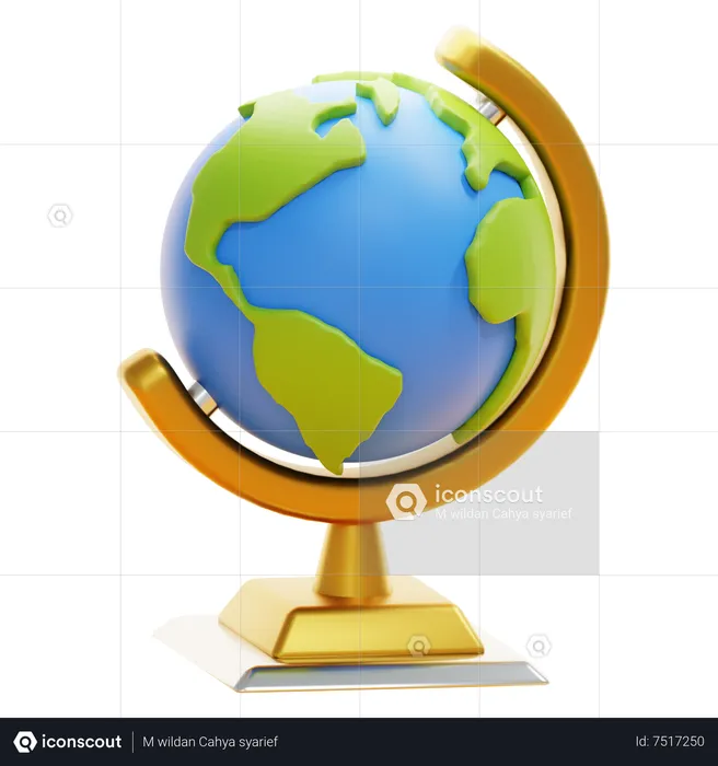 GLOBE  3D Icon