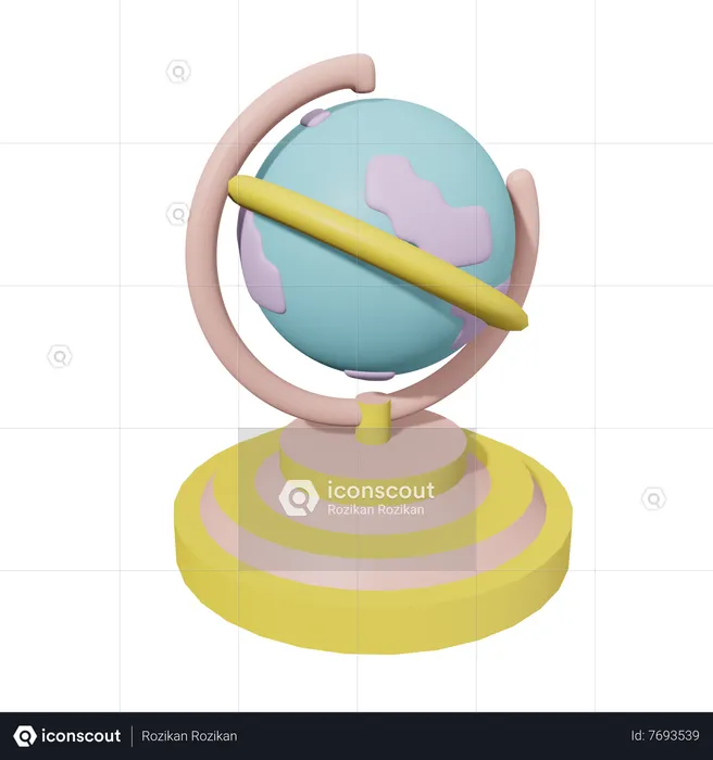 Globe  3D Icon