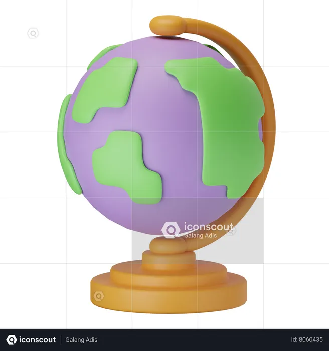 Globe  3D Icon