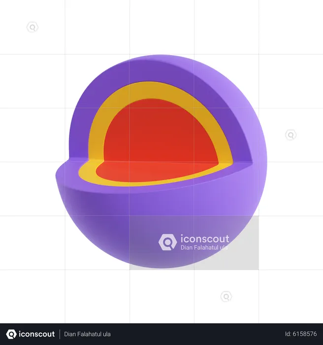 Globe Chart  3D Icon