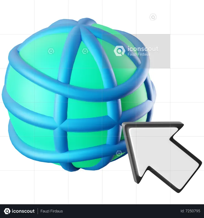 Toucher le globe  3D Icon