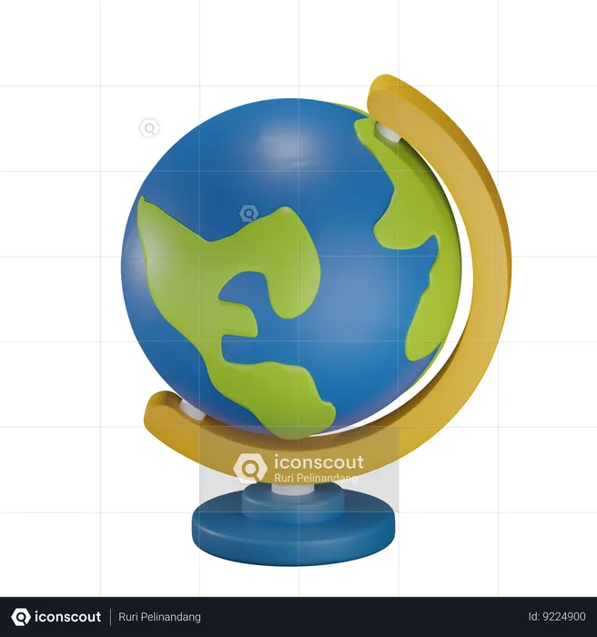 Globo  3D Icon