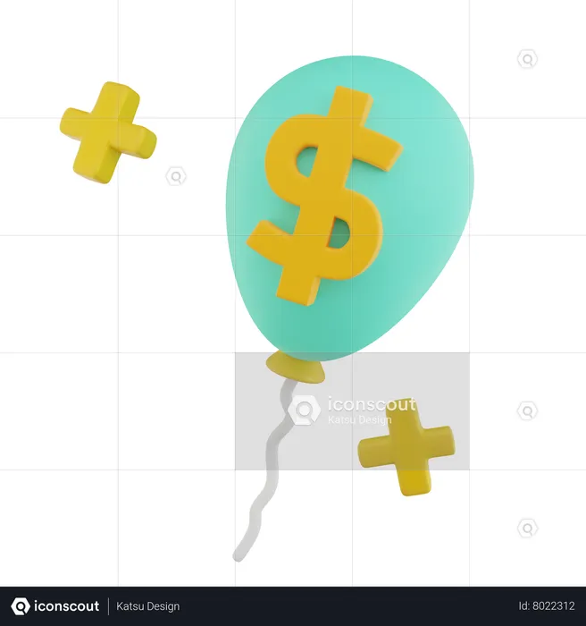 Globo de dinero  3D Icon