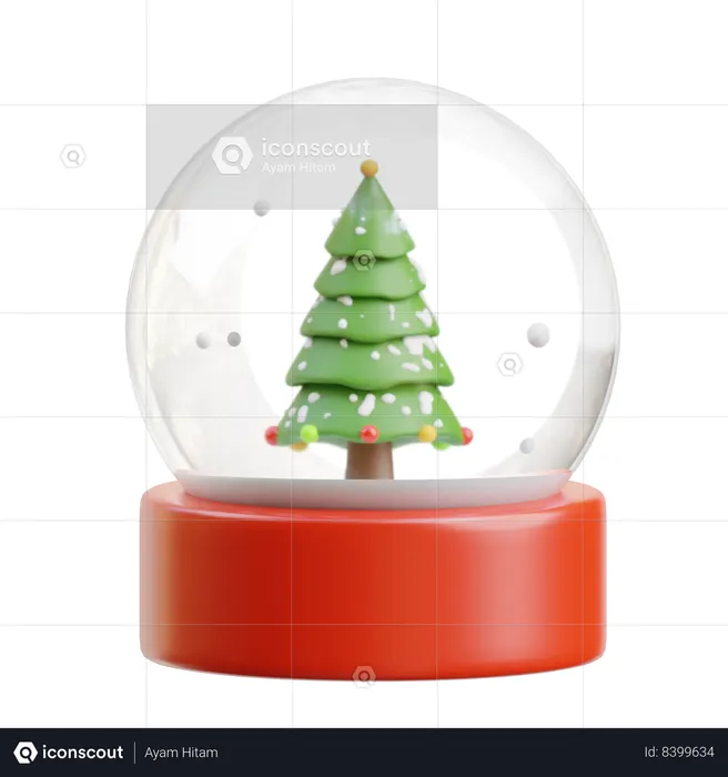 Globo de navidad  3D Icon