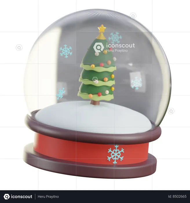 Globo de navidad  3D Icon