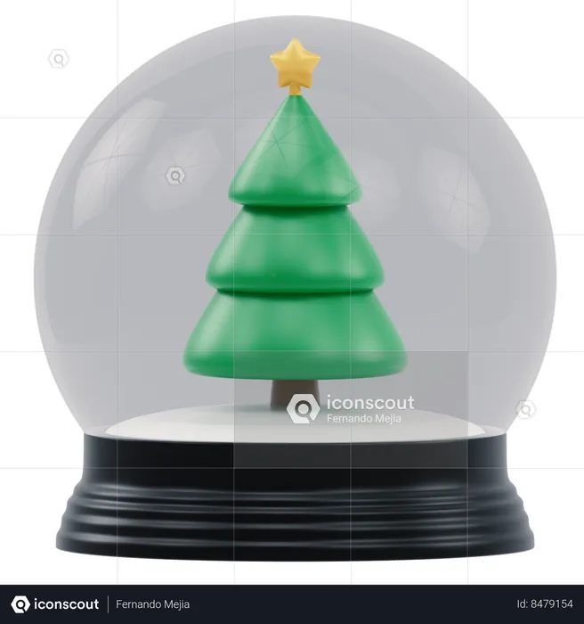 Globo de navidad  3D Icon