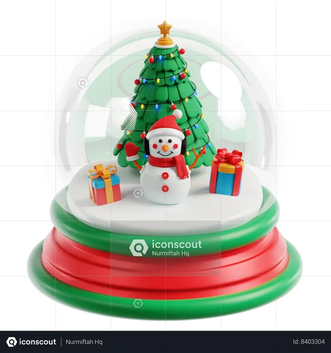 Globo de neve  3D Icon