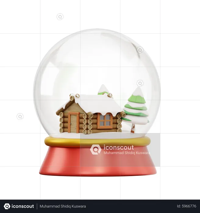 Globo de neve  3D Icon