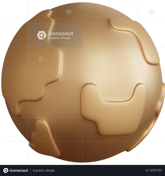 Globo de Oro  3D Icon