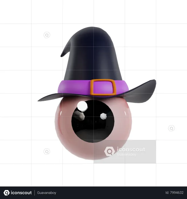 Globo ocular de halloween  3D Icon