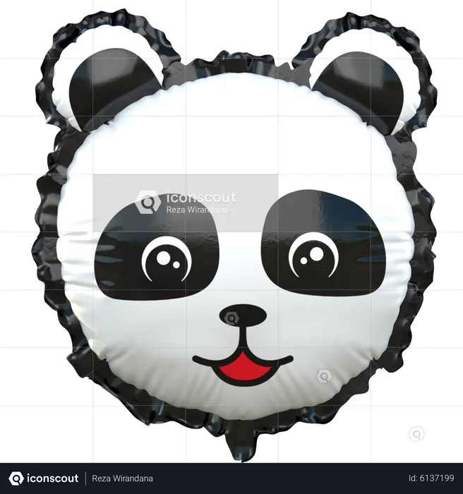 Globo panda  3D Icon