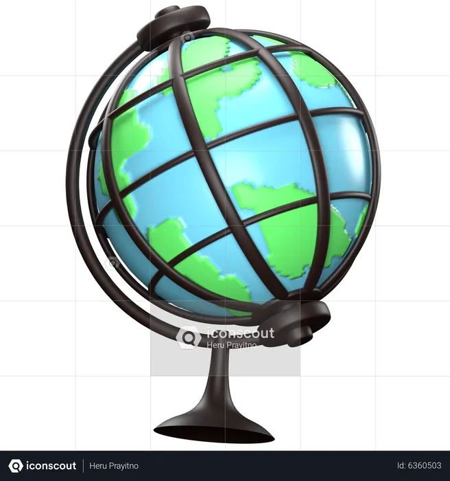 Globo de mesa  3D Icon