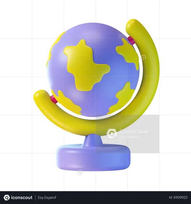 Globo de mesa  3D Icon