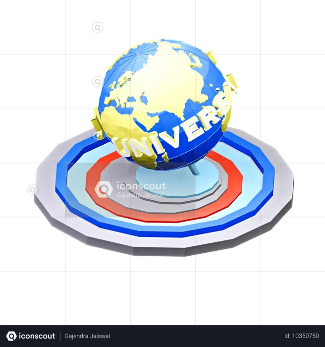 Globo universal  3D Icon