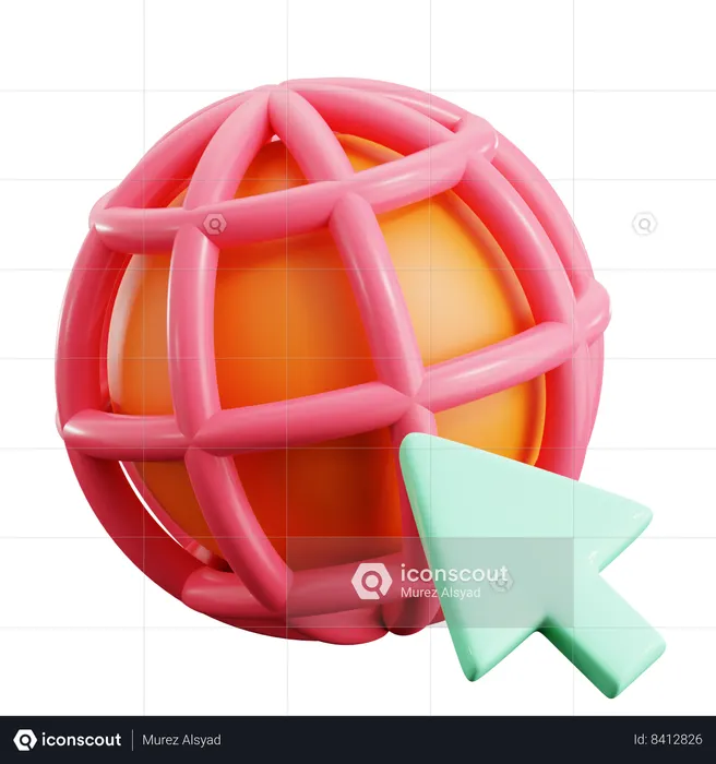 Globo terráqueo  3D Icon