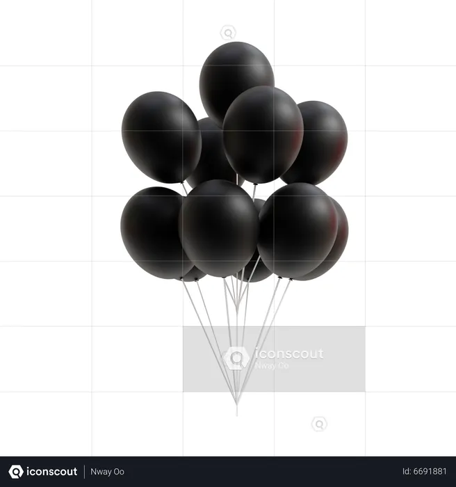 Globos  3D Icon