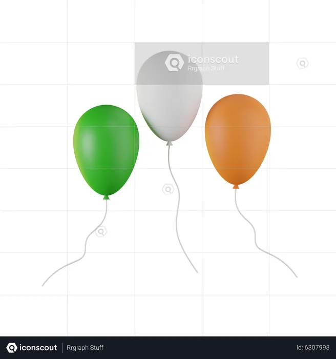 Globos decorativos  3D Icon