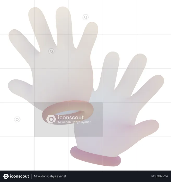 GLOVE  3D Icon