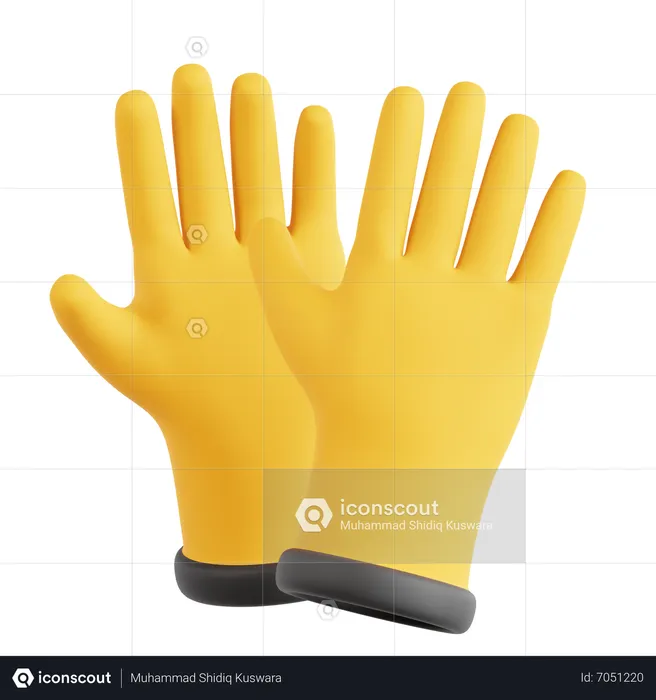 Gloves  3D Icon