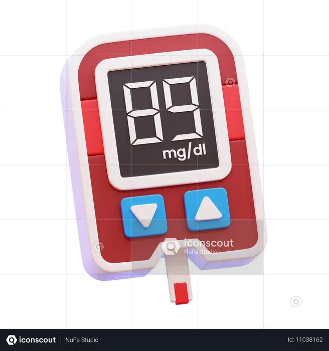 Glucomètre  3D Icon