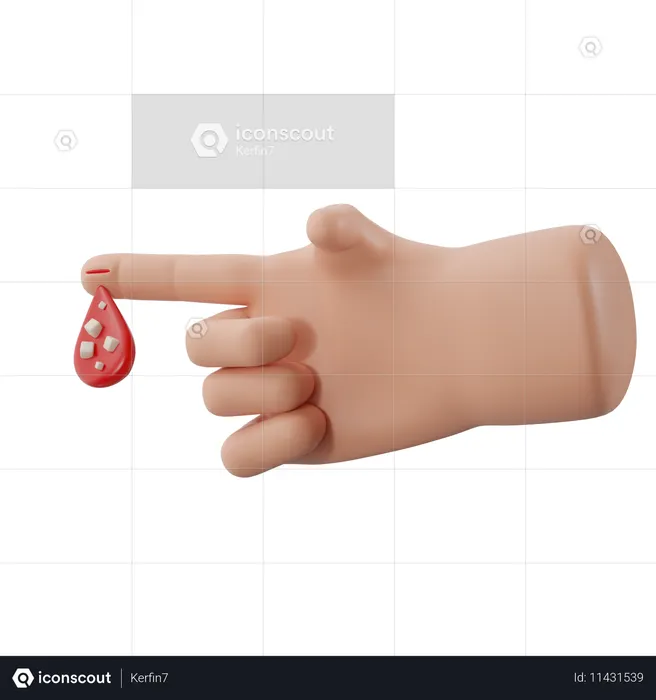 Glucose Test Test  3D Icon