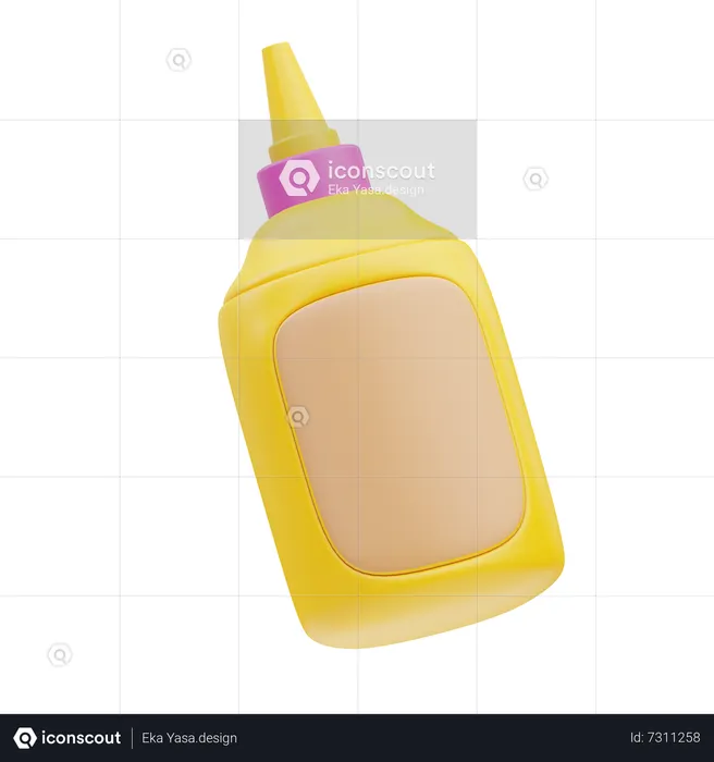 Glue Bottle  3D Icon